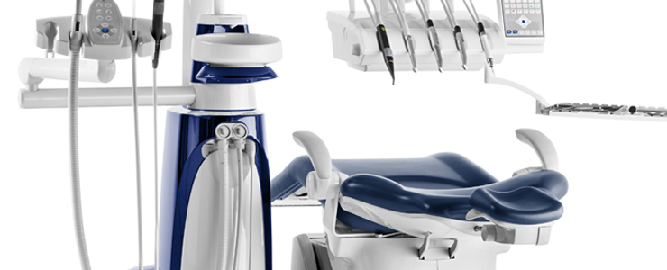 KaVo E50 dental unit med blåt polster