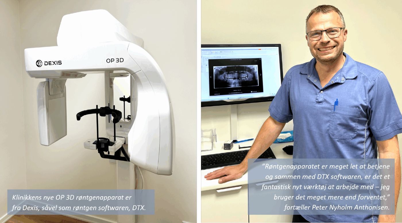Dexis røntgen dtx software hos Tandlægehuset Skjern