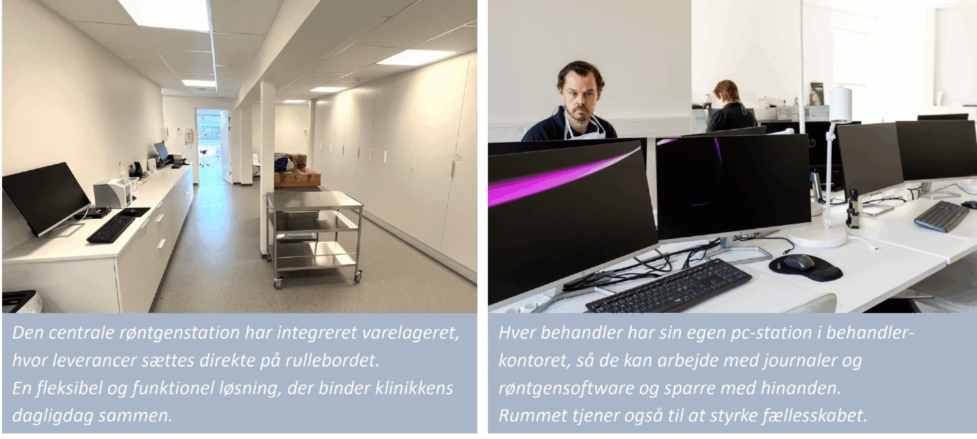 Indretning af tandklinik røntgen afdeling Indretning af tandklinik røntgenafdeling