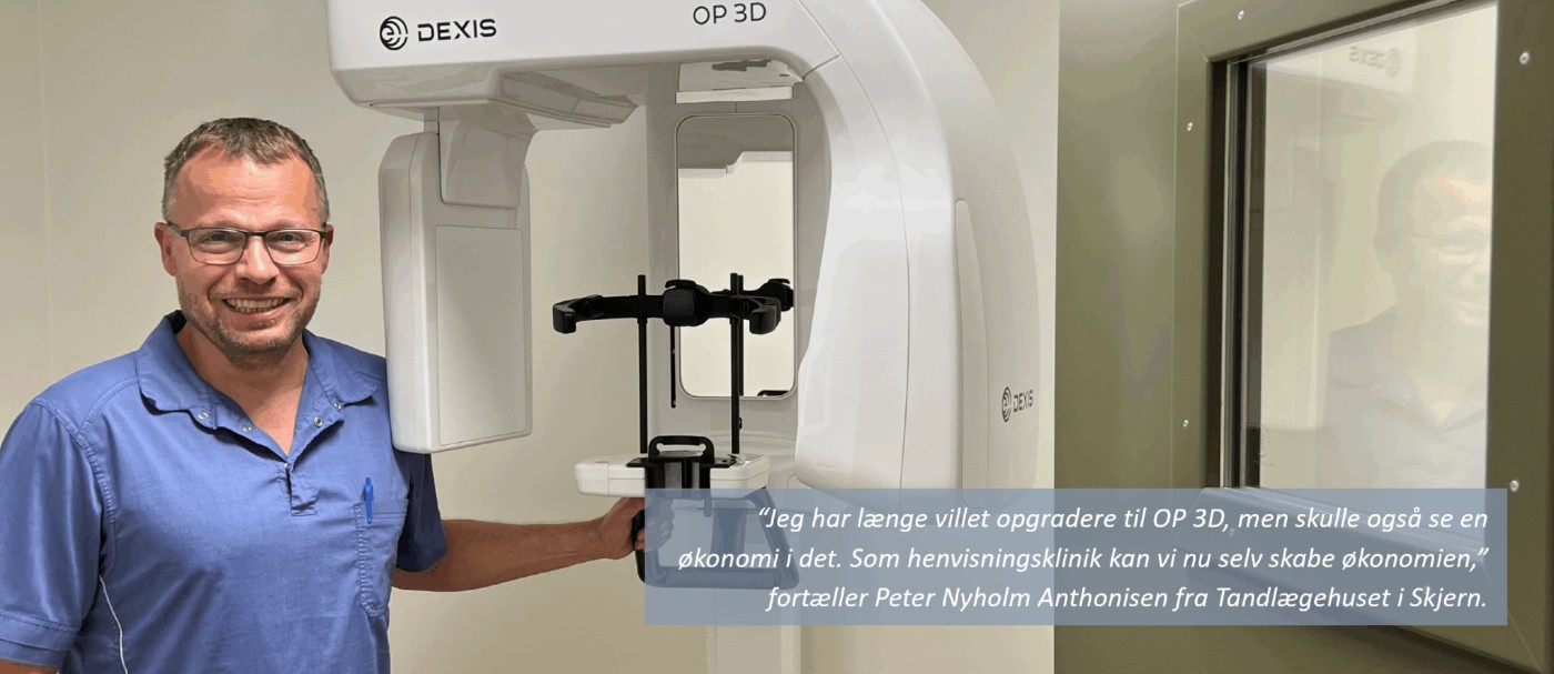 Røntgen opgradering op3D - Tandlægehuset Skjern