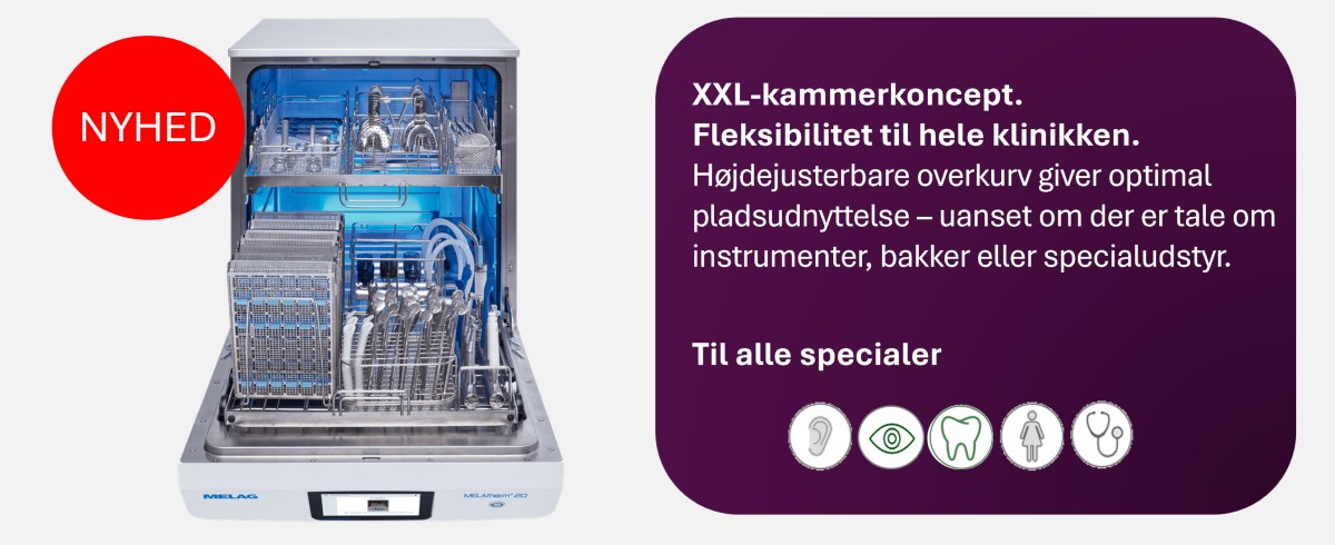 Melag MELAtherm 20 opvaskemaskine til dental- og speciallægepraksis Melag MELAtherm 20 opvaskemaskine til dental- og speciallægepraksis